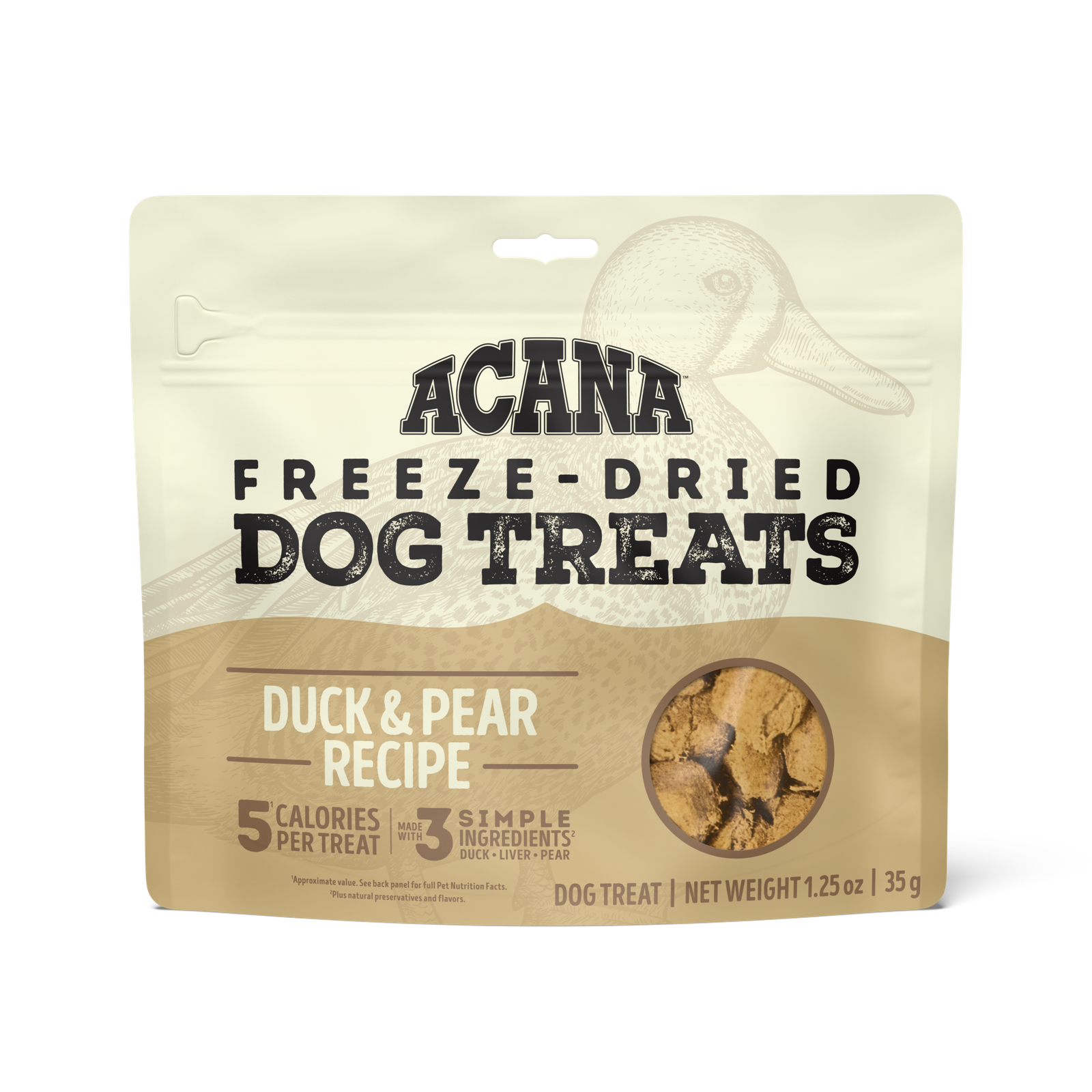 ACANA DUCK & PEAR TREAT D 1.25 OZ